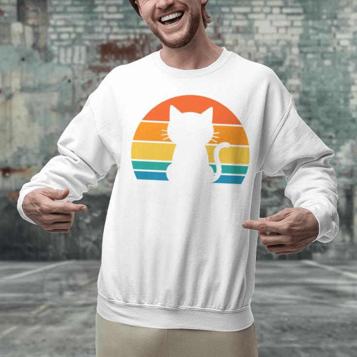 Ew People Cat Anti Social Introvert Premium Tri-Blend Unisex Sweatshirt