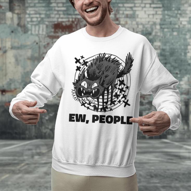 Ew People Introvert Cat Lover Crazy Cats Lady Unisex Sweatshirt Ew People Introvert Cat Lover Crazy Cats Lady Unisex Sweatshirt