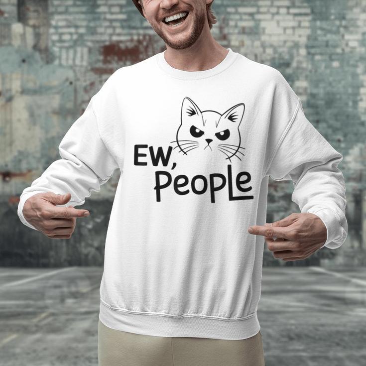 Ew People Introverts Stay Home Socially Awkward Unisex Sweatshirt Ew People Introverts Stay Home Socially Awkward Unisex Sweatshirt