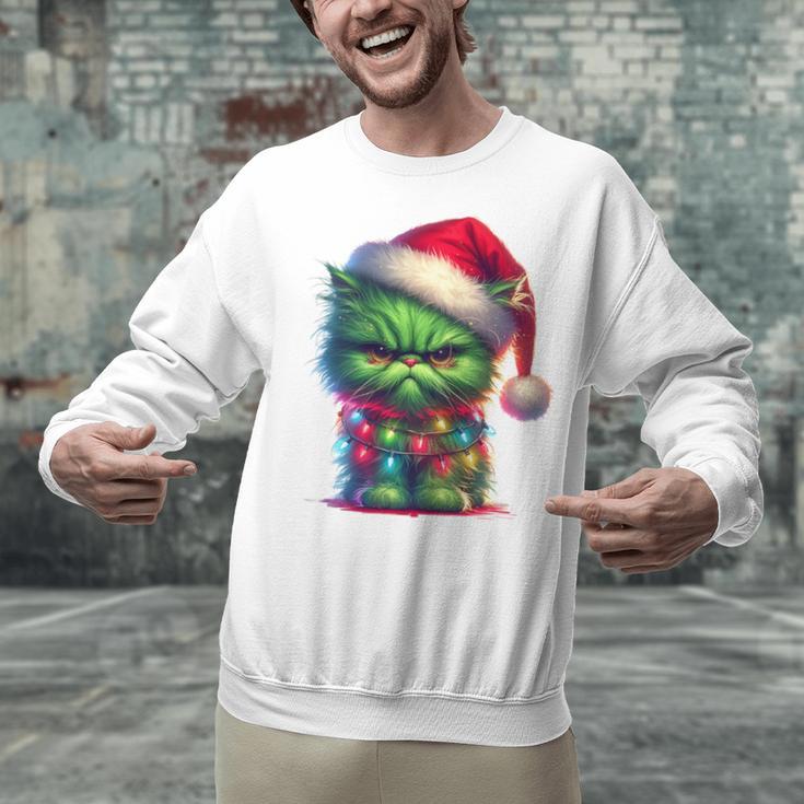 Ew People Meowy Cat Christmas Introvert Men Women Unisex Sweatshirt