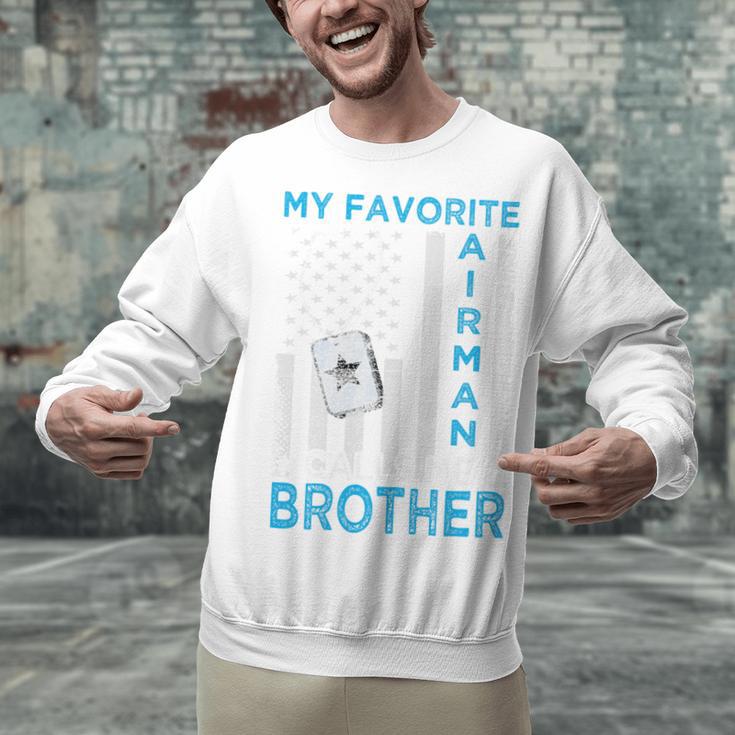 My Favorite Airman Calls Me Brother Airman Graduation Premium Tri-Blend Unisex Sweatshirt