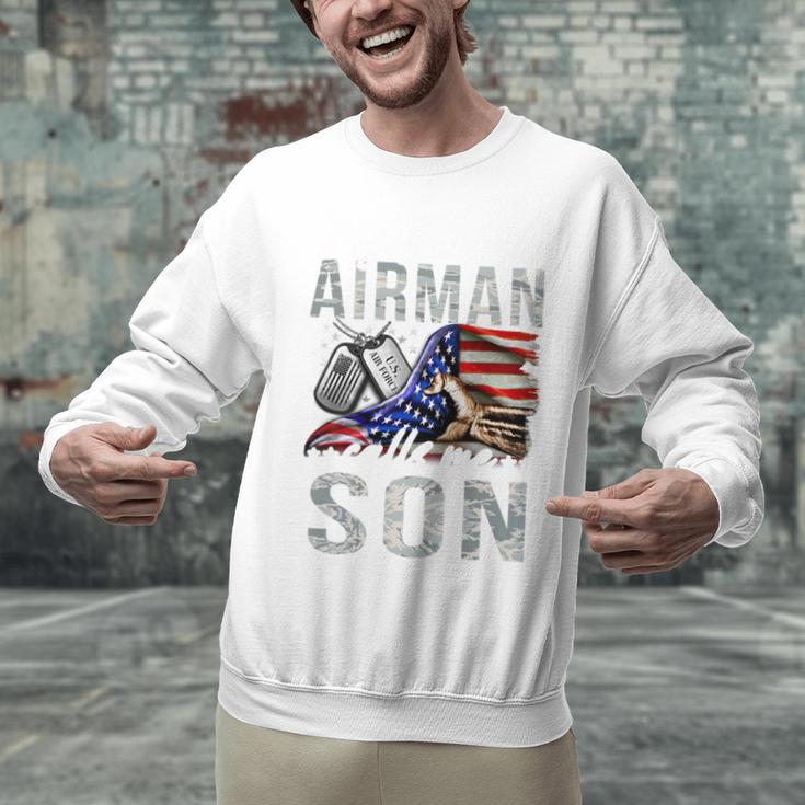My Favorite Airman Calls Me Son Air Force Graduation Son Unisex Sweatshirt