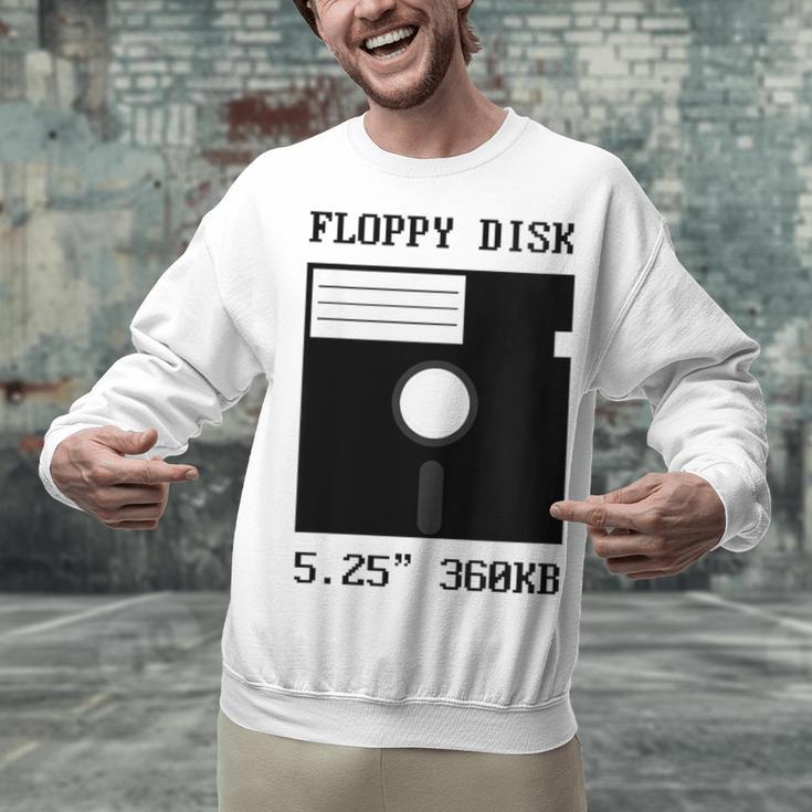 Floppy Disk Computer Nostalgia Fun PC Enthusiast History Unisex Sweatshirt