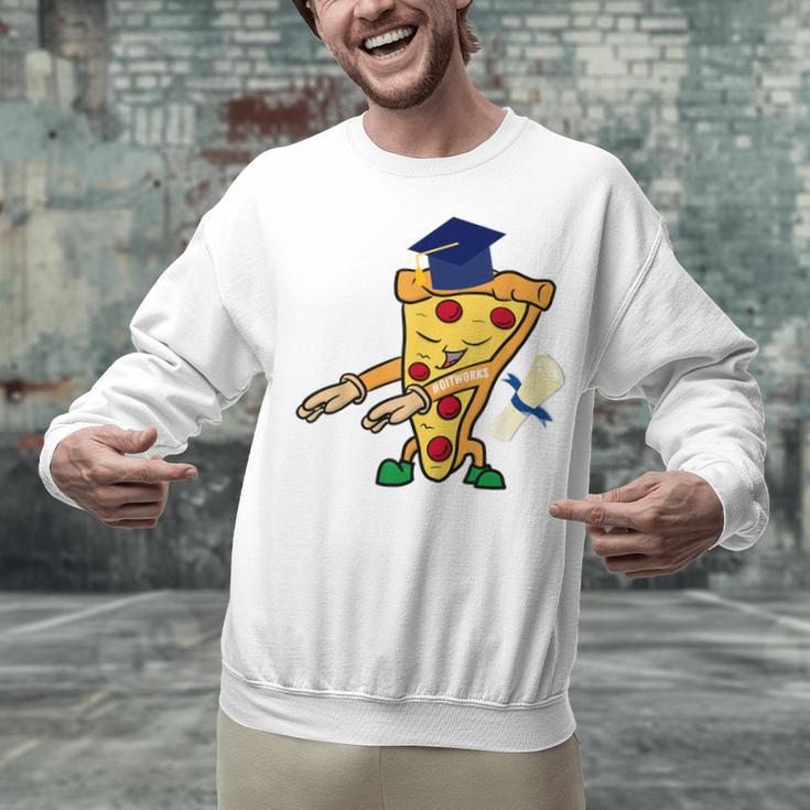 Flossing Pizza Dairy OIT For Dairy OIT Graduation Unisex Sweatshirt