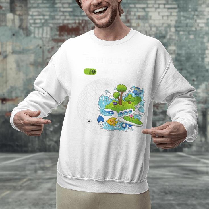 Frutiger Aero Y2K Fashion Trends Statement Piece Tech Orbite Premium Tri-Blend Unisex Sweatshirt