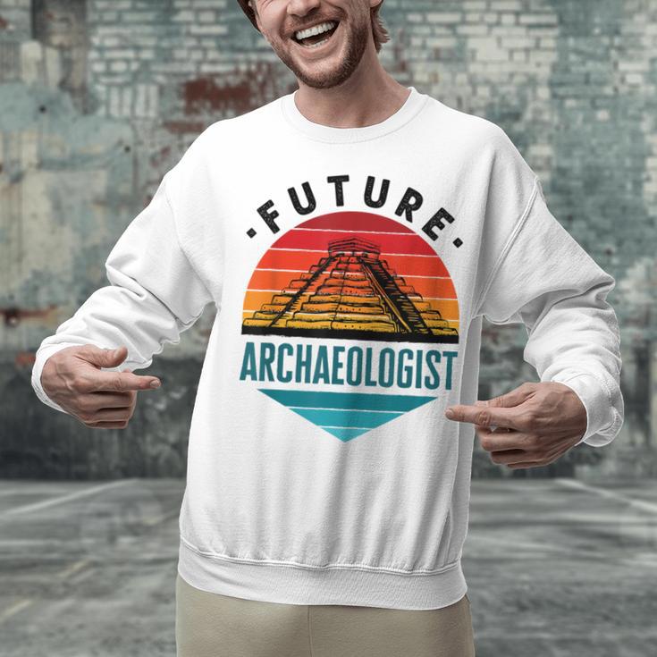 Future Archaeologist Pyramid Archaeology Student Graduation Unisex Sweatshirt