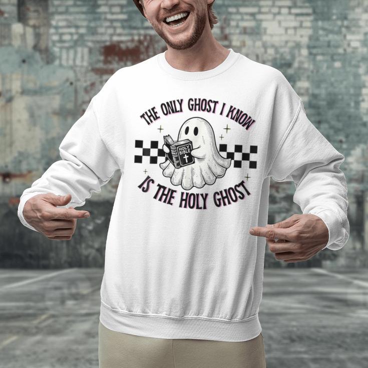 The Only Ghost I Know Is The Holy Ghost Ghost Read Book Unisex Sweatshirt