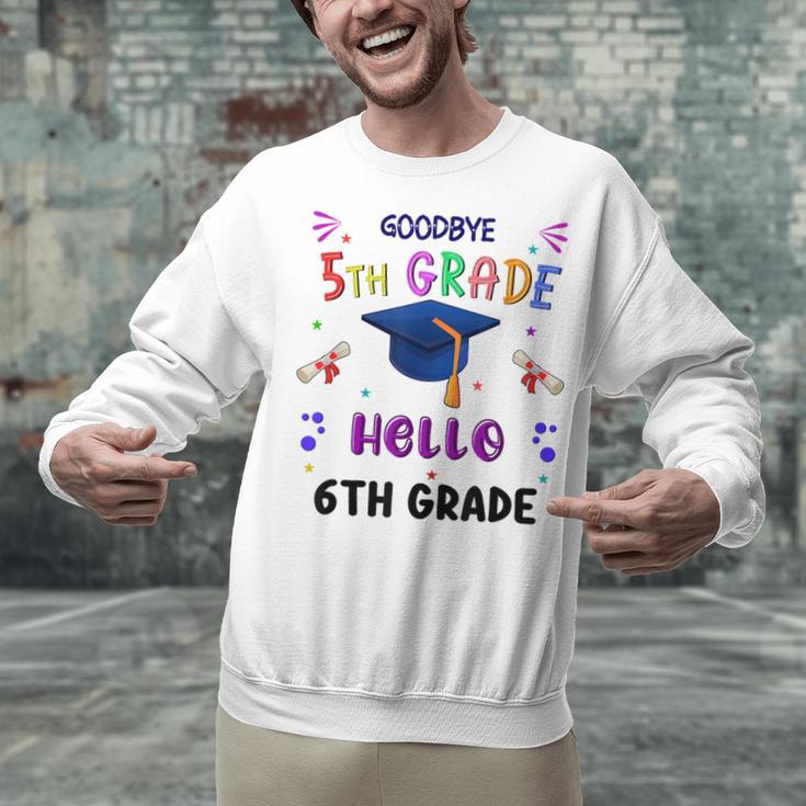 Goodbye 5th Grade Graduation 2025 6th Grade Graduate Kids Unisex Sweatshirt