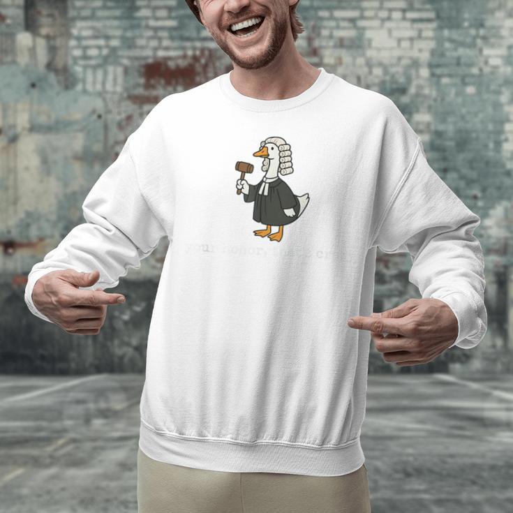 Goose Silly Lawyer Law School Graduation Future Lawyer Unisex Sweatshirt