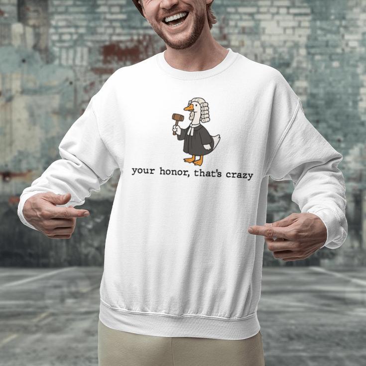 Goose Silly Lawyer Law Student School Graduation Unisex Sweatshirt