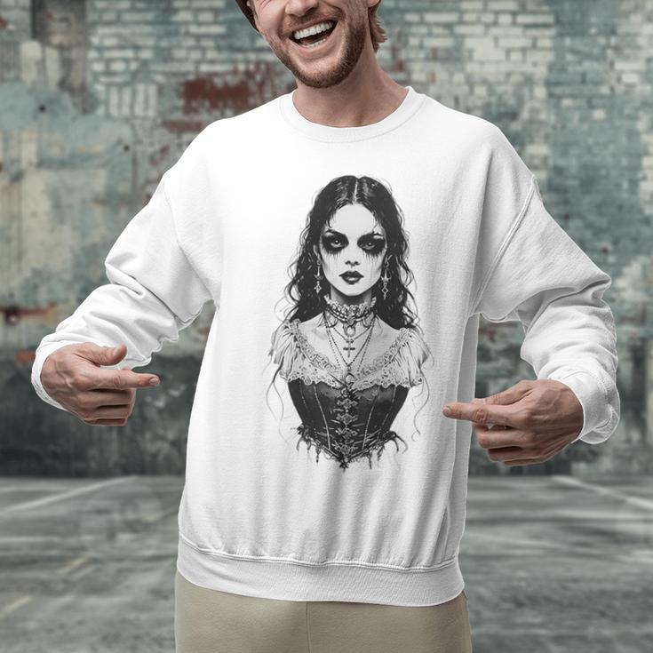 Gothic Goth Girl Woman Movie Book Art Unisex Sweatshirt