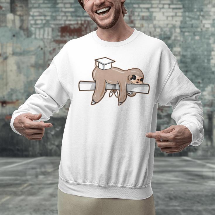 Graduation 2022 PhD Sloth Bachelor Master School Doctor Unisex Sweatshirt