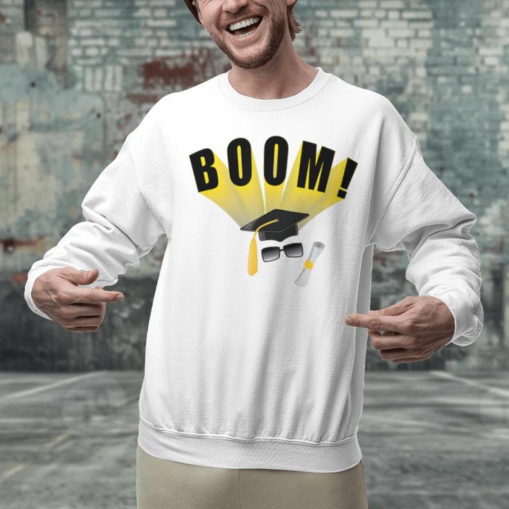 Graduation Cap And Diploma For Proud Graduation Unisex Sweatshirt
