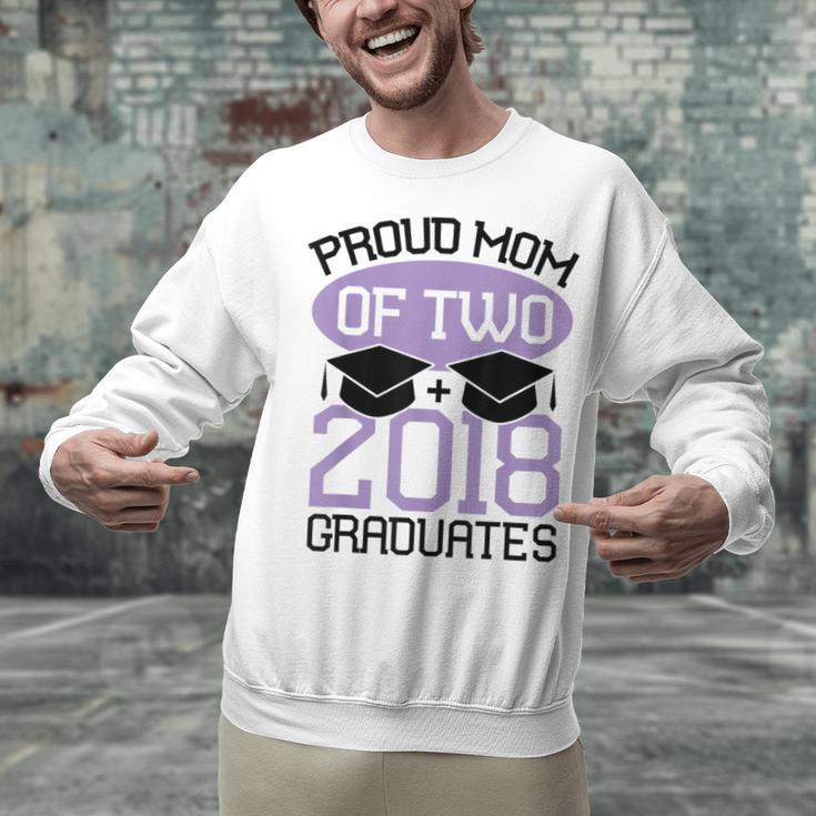 Graduation Shirt For Mom Of Twins Proud Mom Twins Tee Unisex Sweatshirt