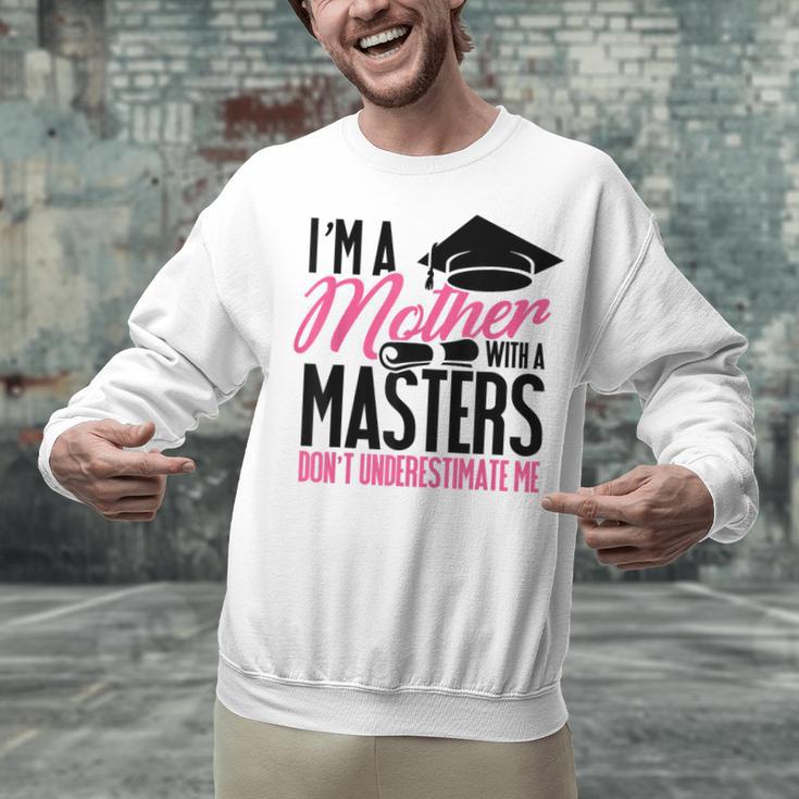 GraduationShirt For Mom Mother With A Master's Degree Tee Unisex Sweatshirt