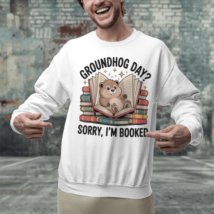 Groundhog Day Librarian Book Lover Reader Library Unisex Sweatshirt