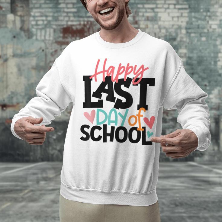 Happy Last Day Of School Kids Teacher Student Graduation Unisex Sweatshirt