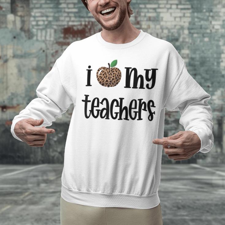 I Heart My Teachers I Love My Teachers Graduation Kids Teens Unisex Sweatshirt