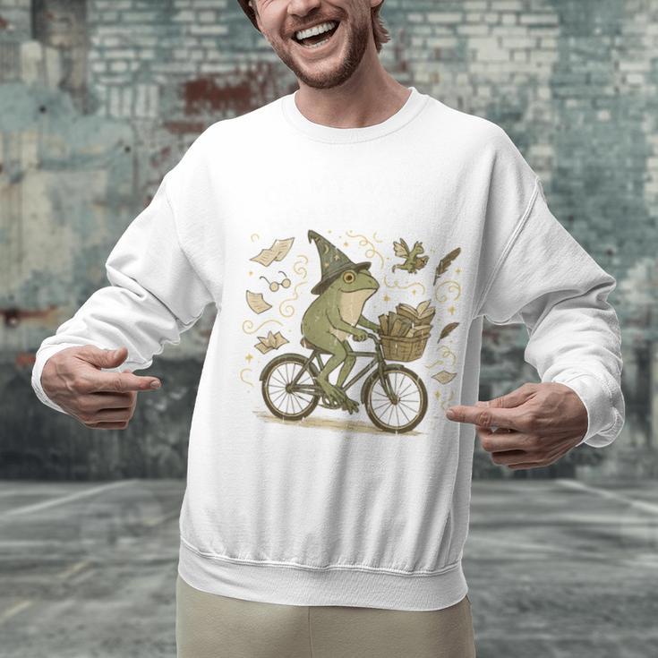 On My Way To Hoard Books And Cause Chaos Unisex Sweatshirt