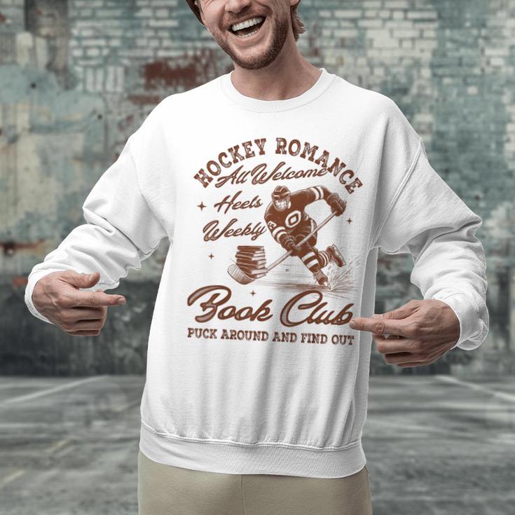 Hockey Romance Smut Reader Book Club Book Lover Bookish Unisex Sweatshirt