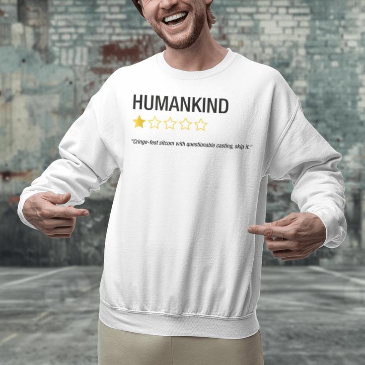 Humankind One Star Introvert People Rating Unisex Sweatshirt