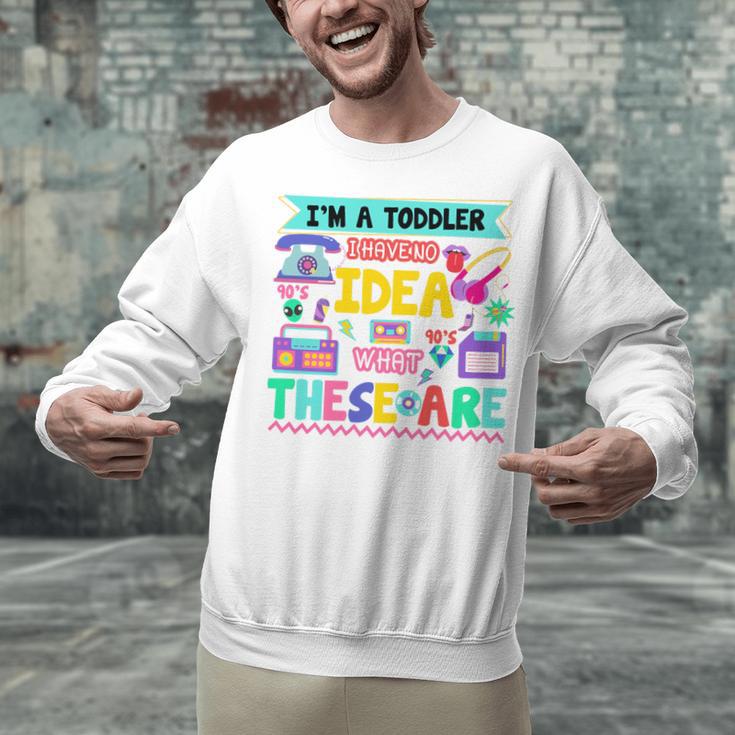 I'm A Toddler I Have No Ideas Retro Vintage 90s Nostalgia Premium Tri-Blend Unisex Sweatshirt I'm A Toddler I Have No Ideas Retro Vintage 90s Nostalgia Premium Tri-Blend Unisex Sweatshirt