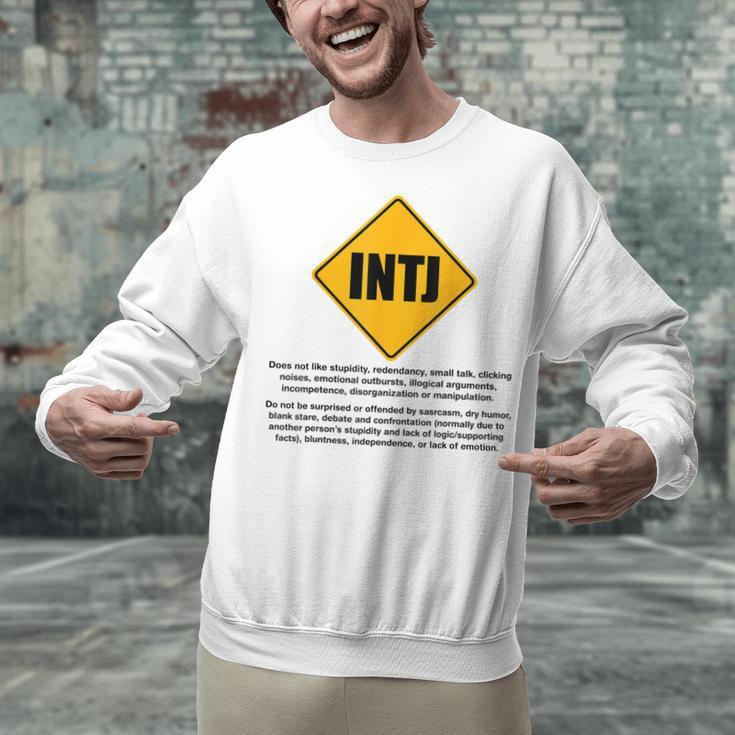 INTJ Warnings Architect Personality Type Introvert Unisex Sweatshirt INTJ Warnings Architect Personality Type Introvert Unisex Sweatshirt