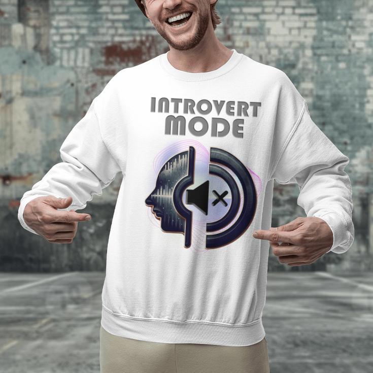 Introvert Mode Finding Inner Peace In Silence Unisex Sweatshirt Introvert Mode Finding Inner Peace In Silence Unisex Sweatshirt