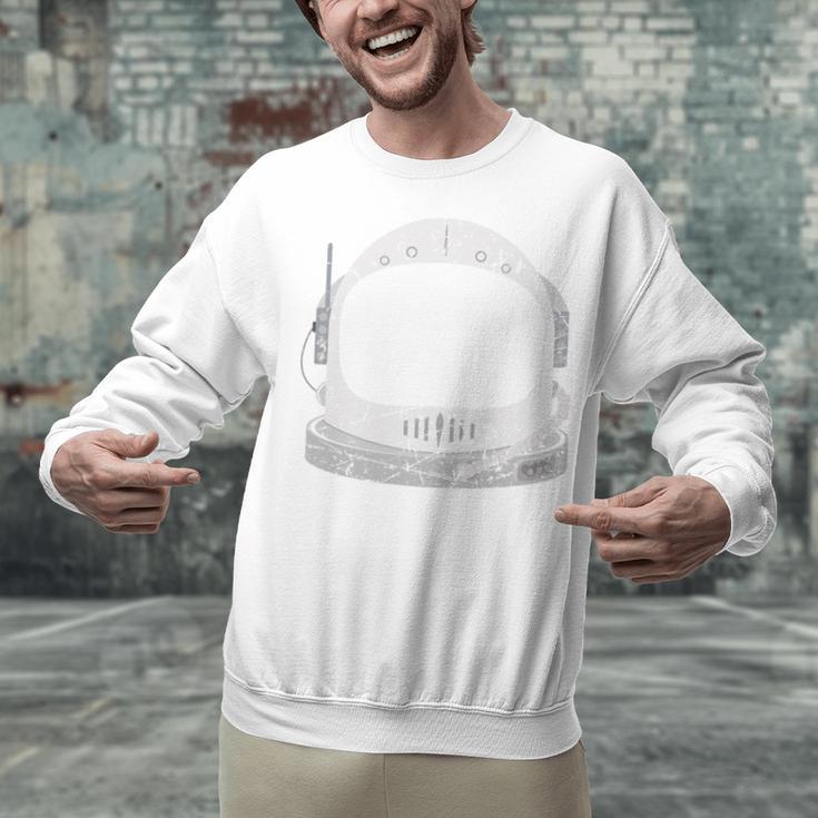 Introvert Space Helmet I Need Space Men Women Unisex Sweatshirt