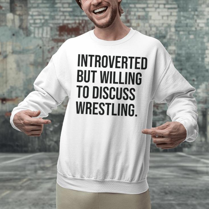Introverted Wrestler Wrestling Introvert Unisex Sweatshirt Introverted Wrestler Wrestling Introvert Unisex Sweatshirt