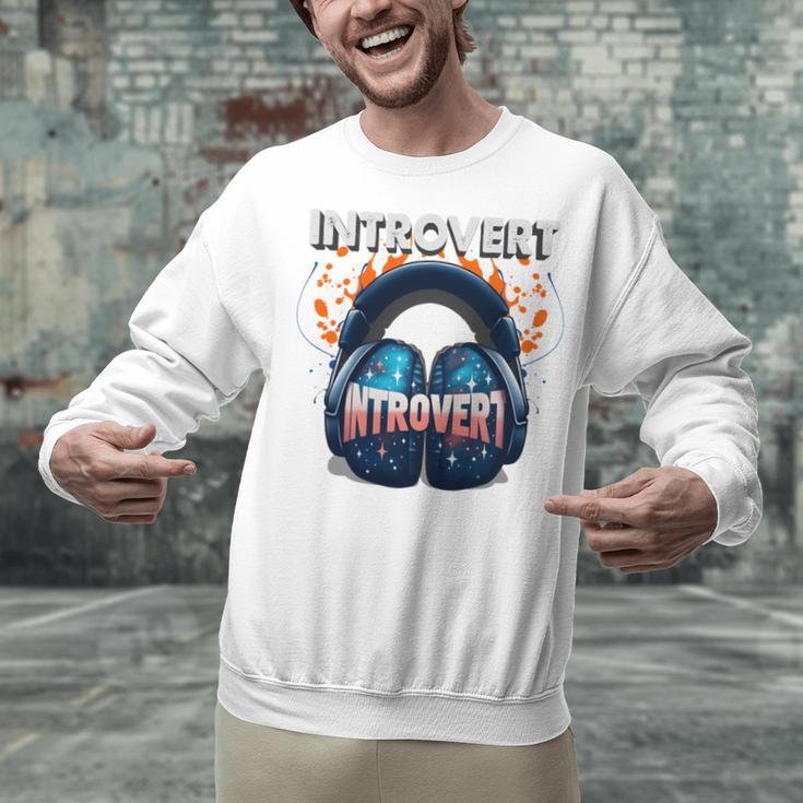 Introvert's Best Friend Noise-Canceling Headphones Unisex Sweatshirt Introvert's Best Friend Noise-Canceling Headphones Unisex Sweatshirt