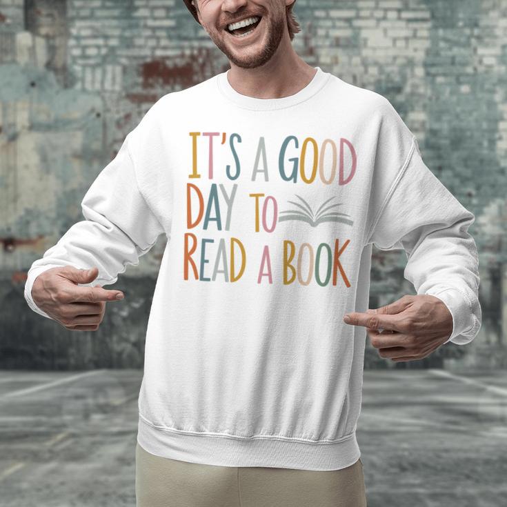 It’s a Good Day To Read a Book Lovers Library Reading Women Unisex Sweatshirt It’s a Good Day To Read a Book Lovers Library Reading Women Unisex Sweatshirt