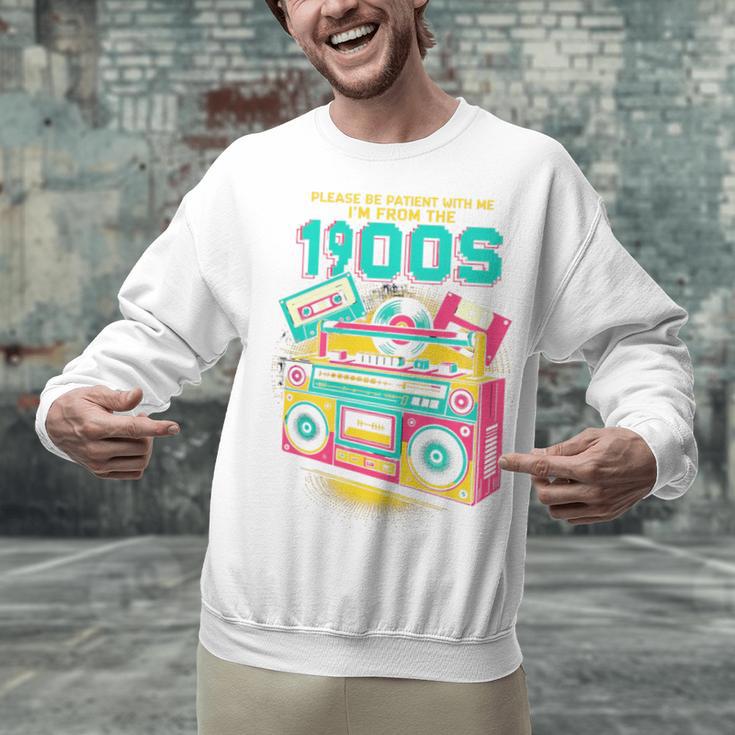Joke 90s Please Be Patient With Me I'm From The 1900s Premium Tri-Blend Unisex Sweatshirt