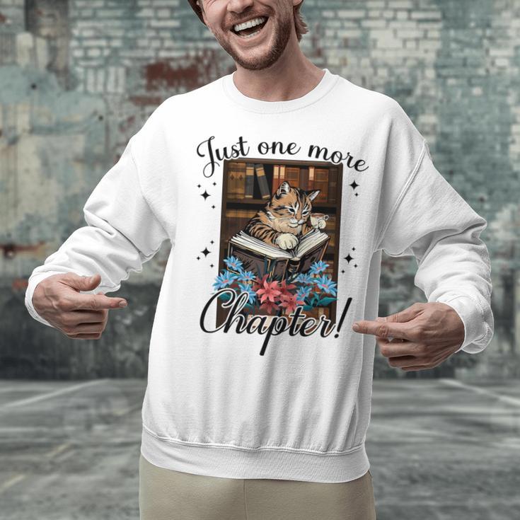 Just One More Chapter Cat Reading Books Coffee Lovers Premium Tri-Blend Unisex Sweatshirt Just One More Chapter Cat Reading Books Coffee Lovers Premium Tri-Blend Unisex Sweatshirt