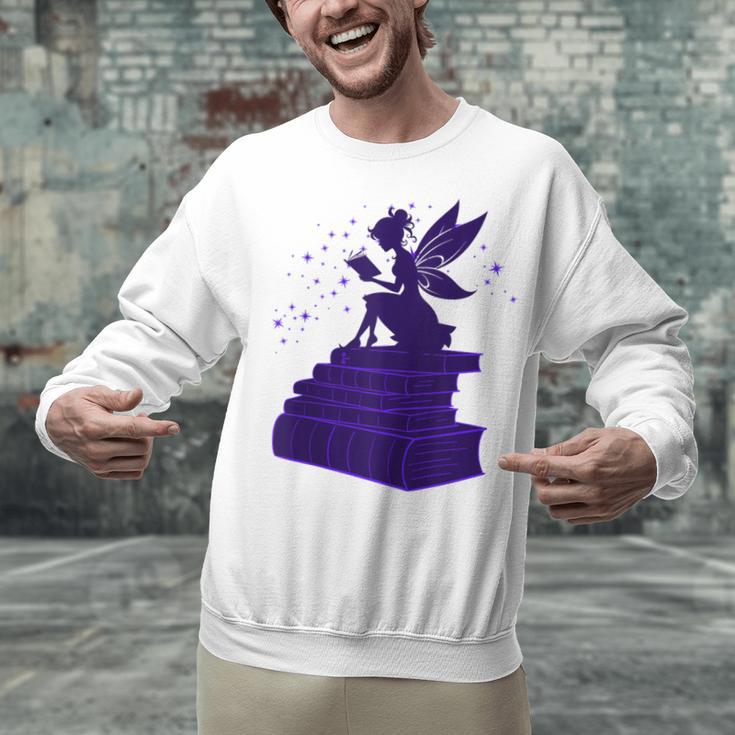 Kawaii Fairy Bookish Book Lover Library Read Unisex Sweatshirt