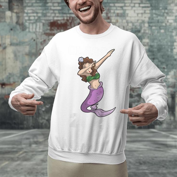 Kids Class Of 2029 Shirt Graduation Dabbing Mermaid Shirt Unisex Sweatshirt