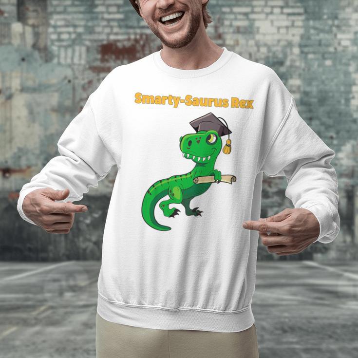 Kids Cute Graduation Dinosaur Smarty Saurus Kinder VPK Pre-k Grad Unisex Sweatshirt