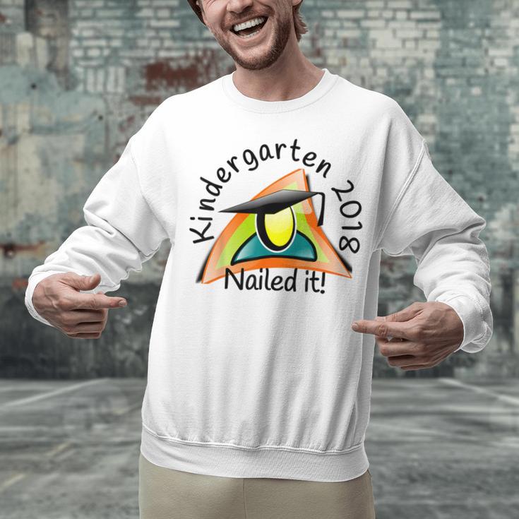 Kids Kindergarten 2018 Nailed It Graduation Unisex Sweatshirt