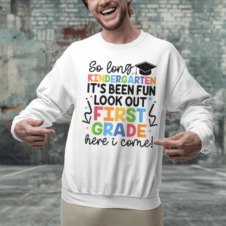 Kindergarten Graduation Graduate 1st Grade Here I Come Kids Unisex Sweatshirt