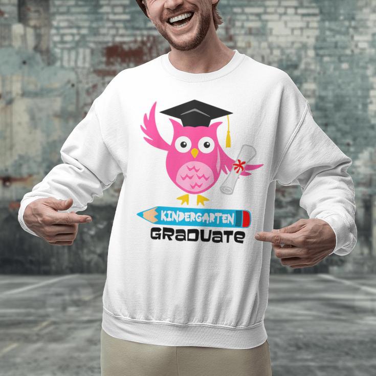 Kindergarten Graduation Tee Shirt Pink Owl T-Shir Unisex Sweatshirt
