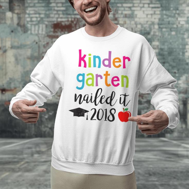 Kindergarten Nailed It 2018 Class Graduation T-Shirt Unisex Sweatshirt
