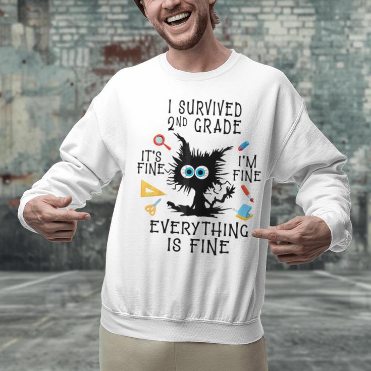 Last Day Of School Student Graduation I Survived 2nd Grade Unisex Sweatshirt