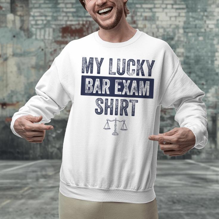 Law School Graduation Him Her Lucky Bar Exam Unisex Sweatshirt