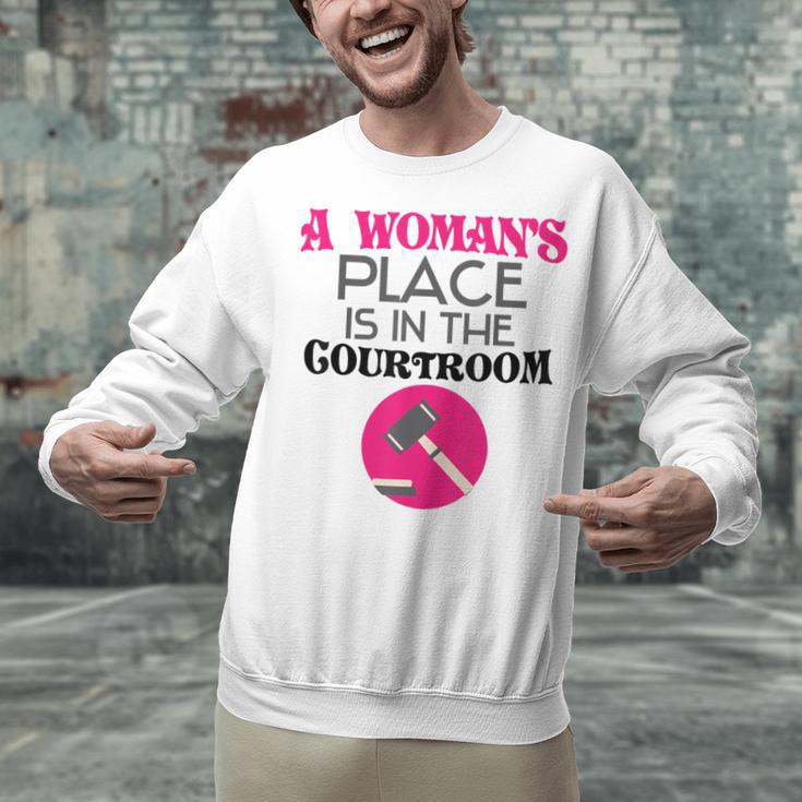 Lawyer Attorney Law School Graduation Female Women Unisex Sweatshirt