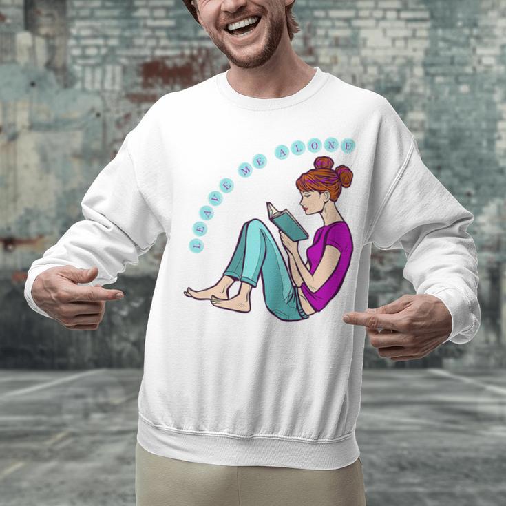 Leave Me Alone I'm Reading a Book For Bookworms Premium Tri-Blend Unisex Sweatshirt