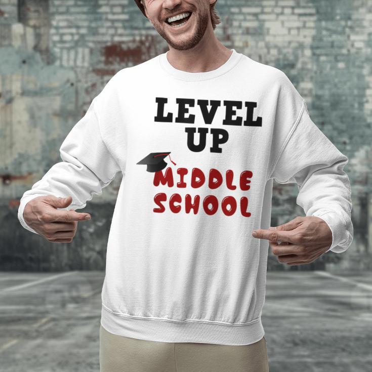 Level Up Middle School 5th Grade Graduation Unisex Sweatshirt