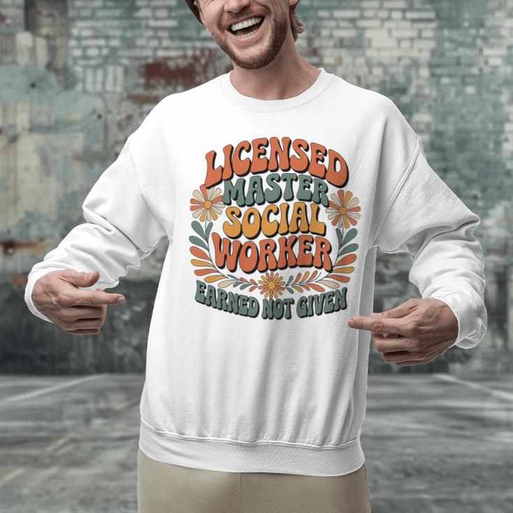 Licensed Social Worker Masters MSW LMSW Graduation 2026 Premium Tri-Blend Unisex Sweatshirt