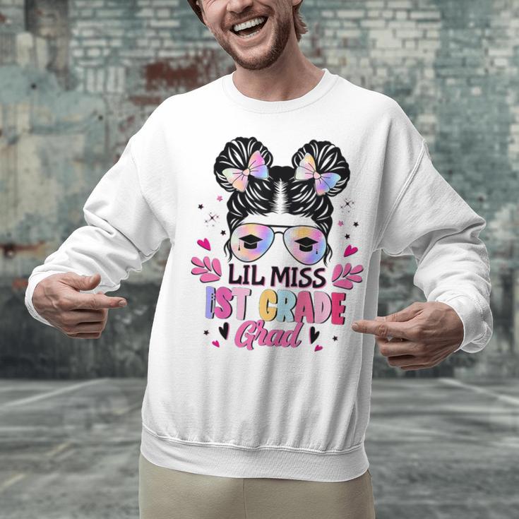Lil Miss 1st Grade Grad Graduation Last Day Of 1st Grade Unisex Sweatshirt
