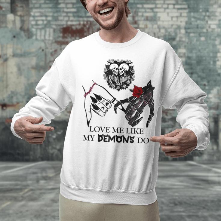 Love Me Like My Demons Do Dark Romance Merch Smutty Book Unisex Sweatshirt Love Me Like My Demons Do Dark Romance Merch Smutty Book Unisex Sweatshirt