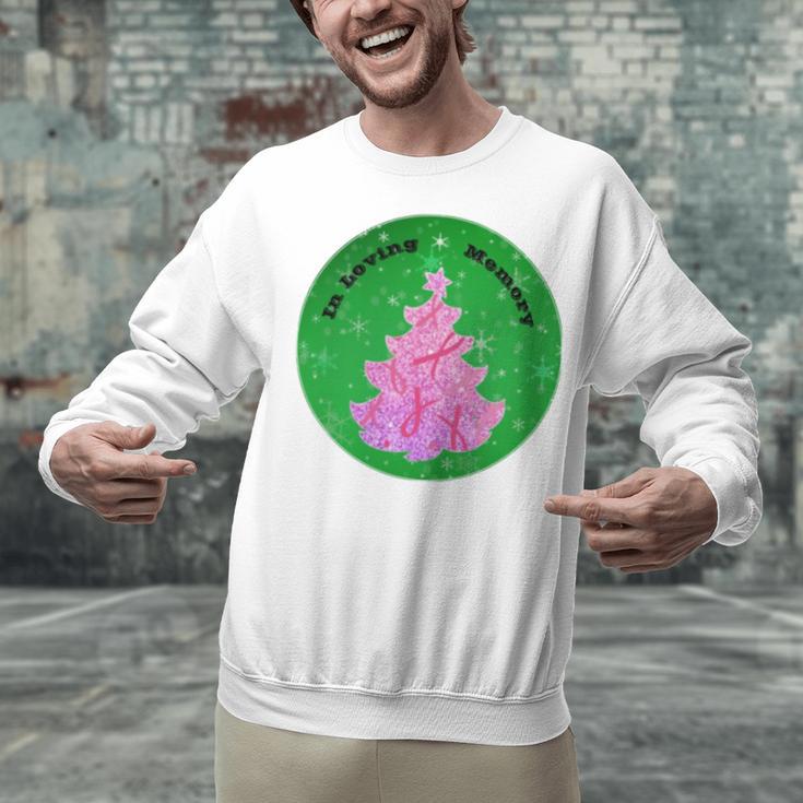 In Loving Memory Cancer Christmas Tree Memorial Unisex Sweatshirt In Loving Memory Cancer Christmas Tree Memorial Unisex Sweatshirt